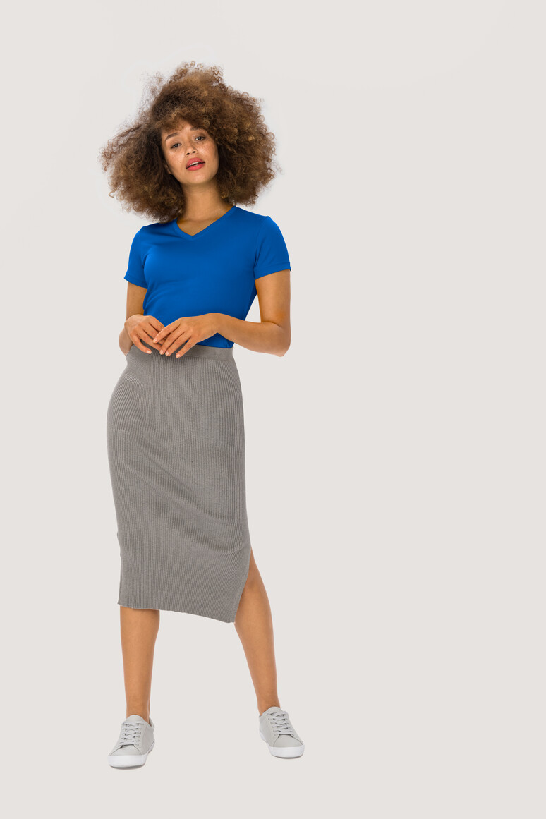 187 HAKRO Damen V-Shirt COOLMAX®
