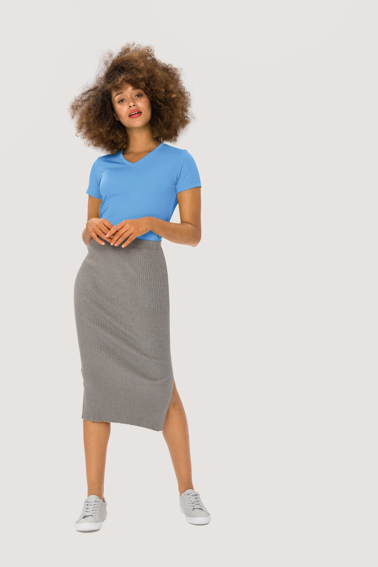 187 HAKRO Damen V-Shirt COOLMAX®