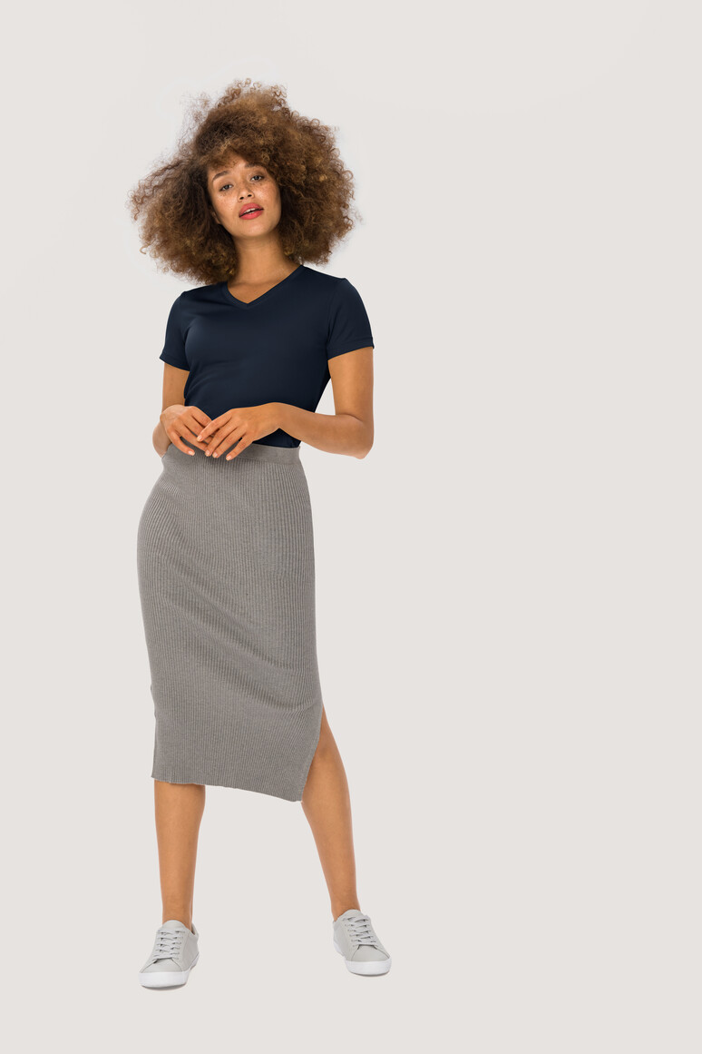 187 HAKRO Damen V-Shirt COOLMAX®