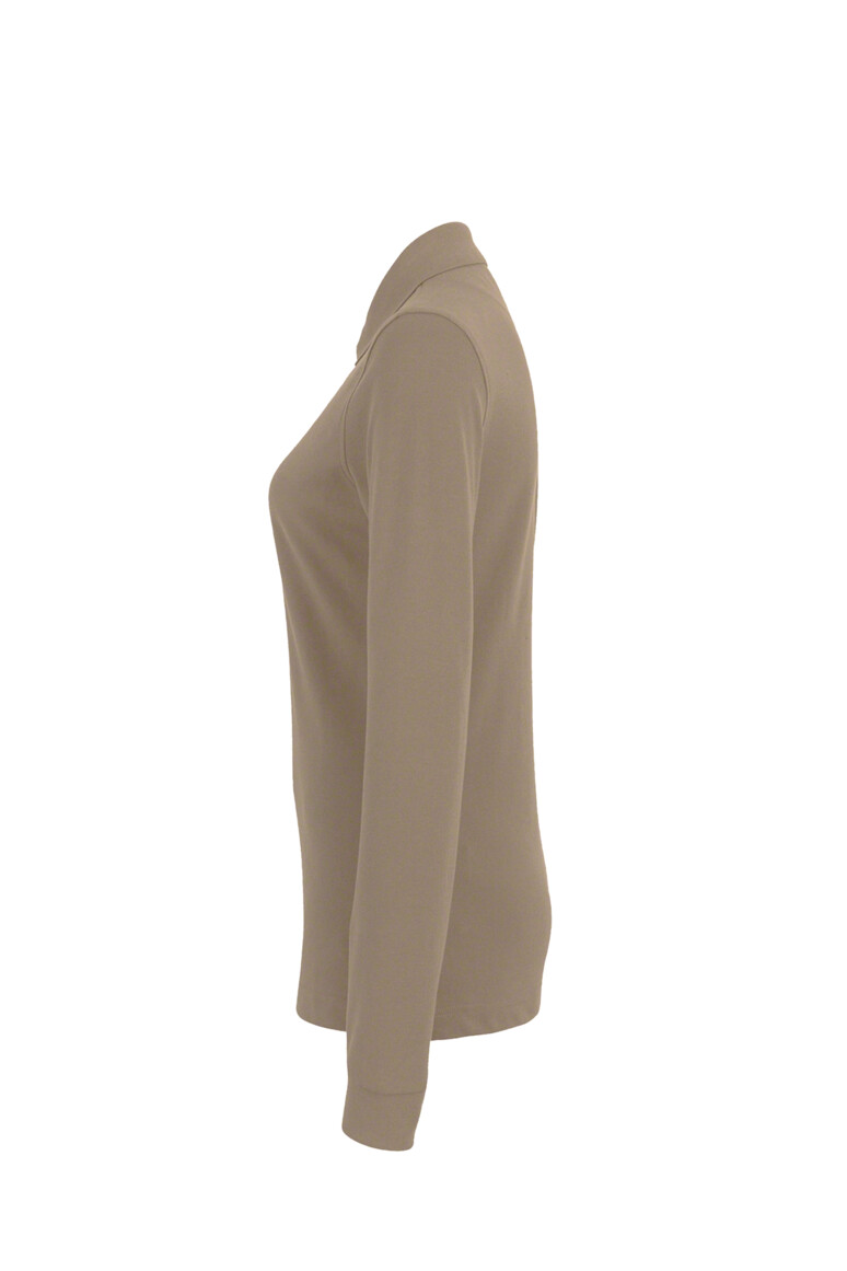 215 HAKRO Damen Longsleeve-Poloshirt Mikralinar®