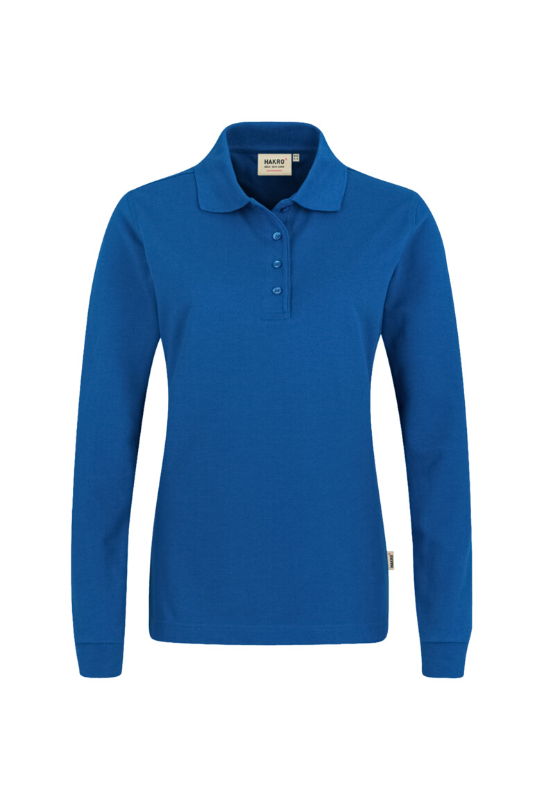 215 HAKRO Damen Longsleeve-Poloshirt Mikralinar®