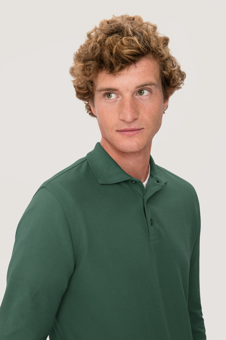 815 HAKRO Longsleeve-Poloshirt Mikralinar®