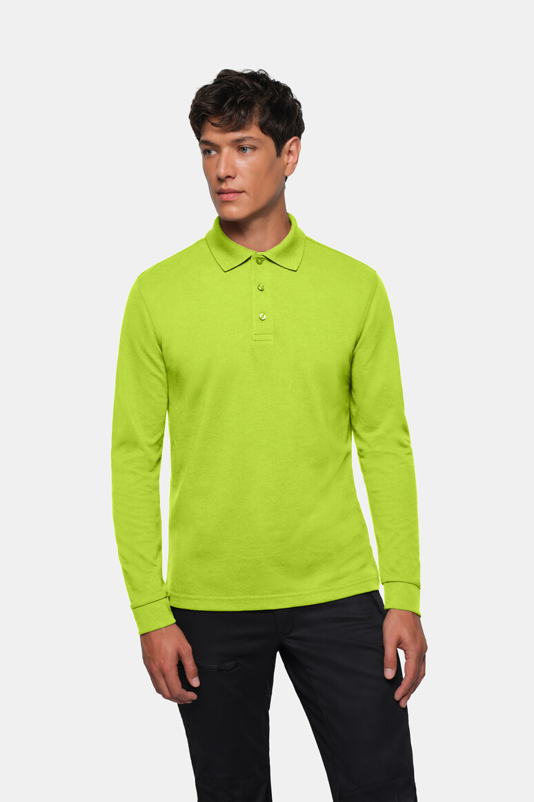 815 HAKRO Longsleeve-Poloshirt Mikralinar®
