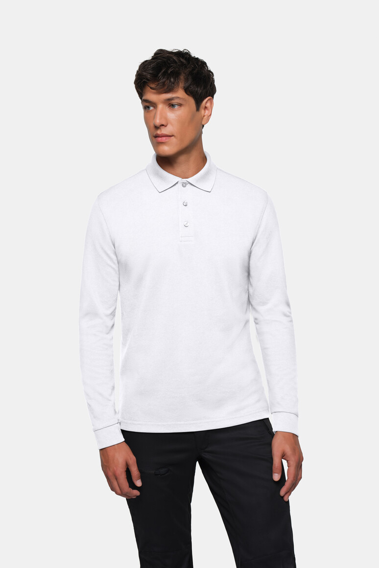 815 HAKRO Longsleeve-Poloshirt Mikralinar®