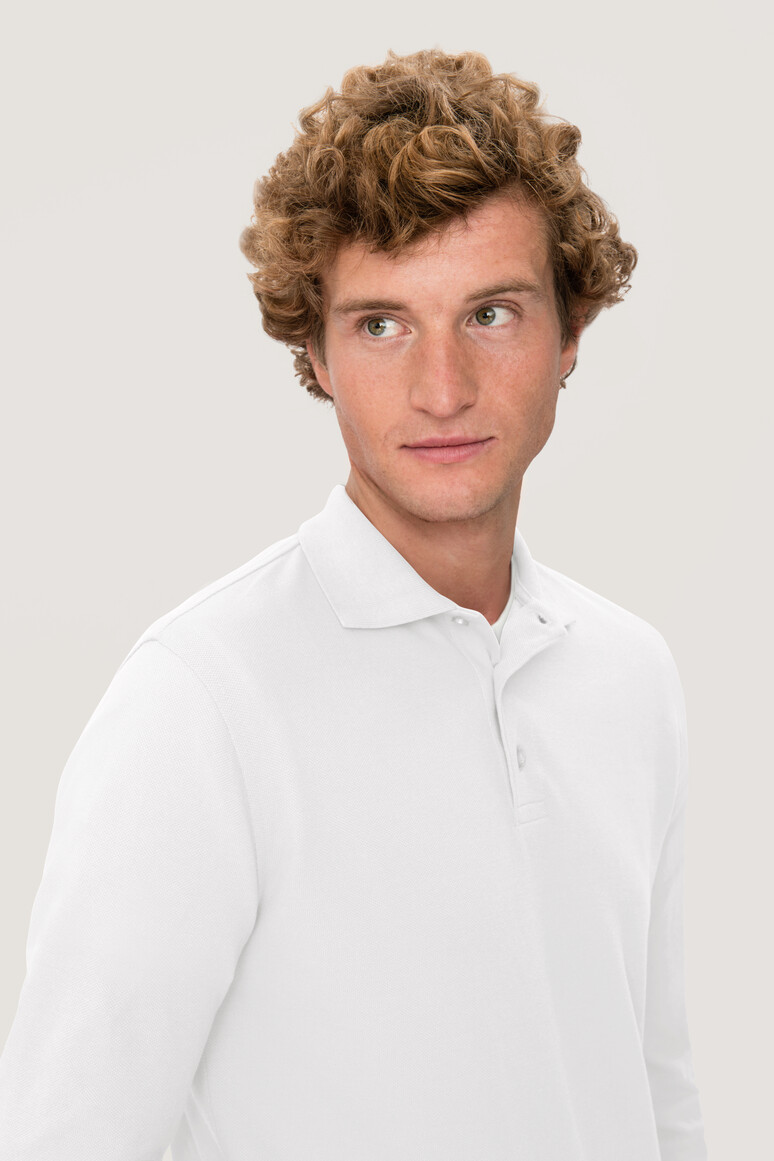 815 HAKRO Longsleeve-Poloshirt Mikralinar®