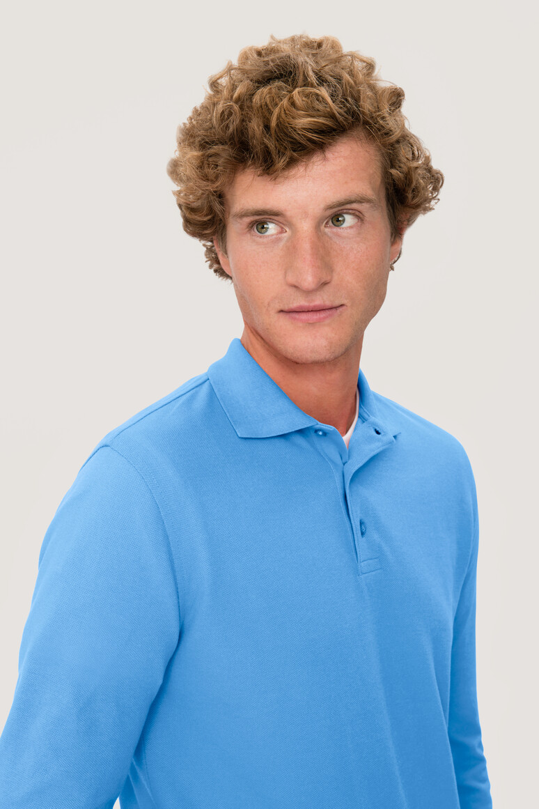 815 HAKRO Longsleeve-Poloshirt Mikralinar®