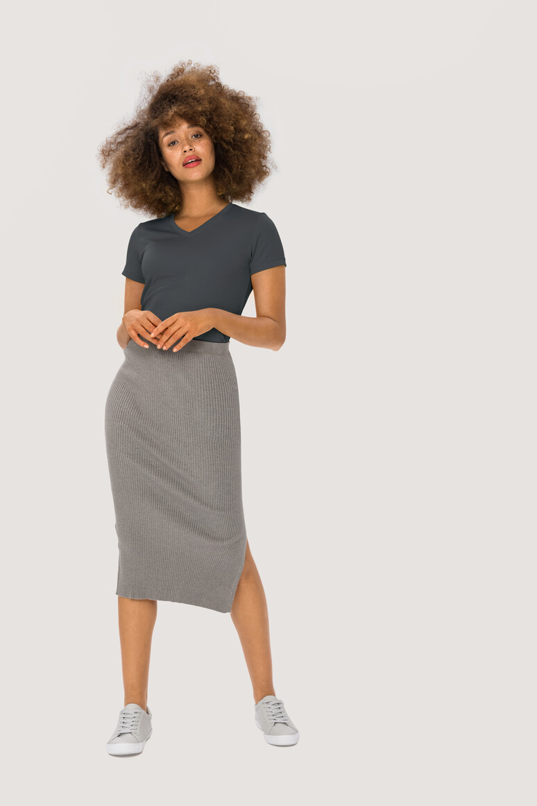 187 HAKRO Damen V-Shirt COOLMAX®