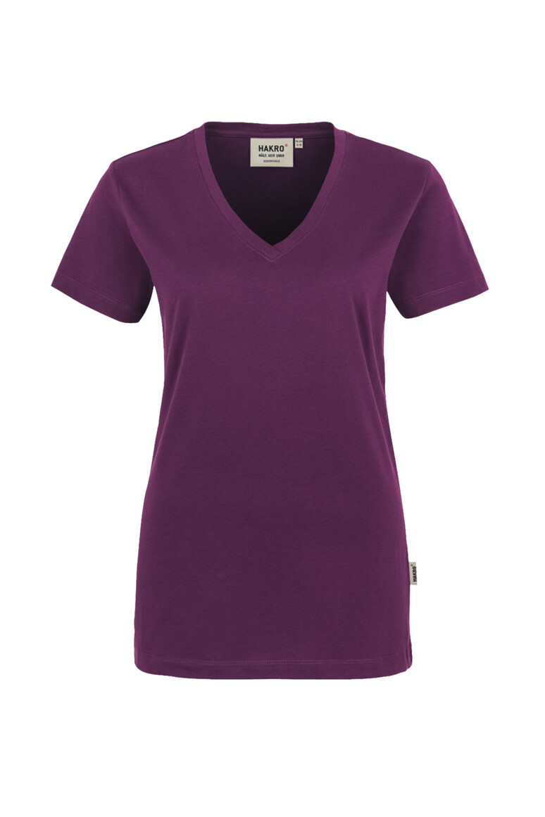 126 HAKRO Damen V-Shirt Classic