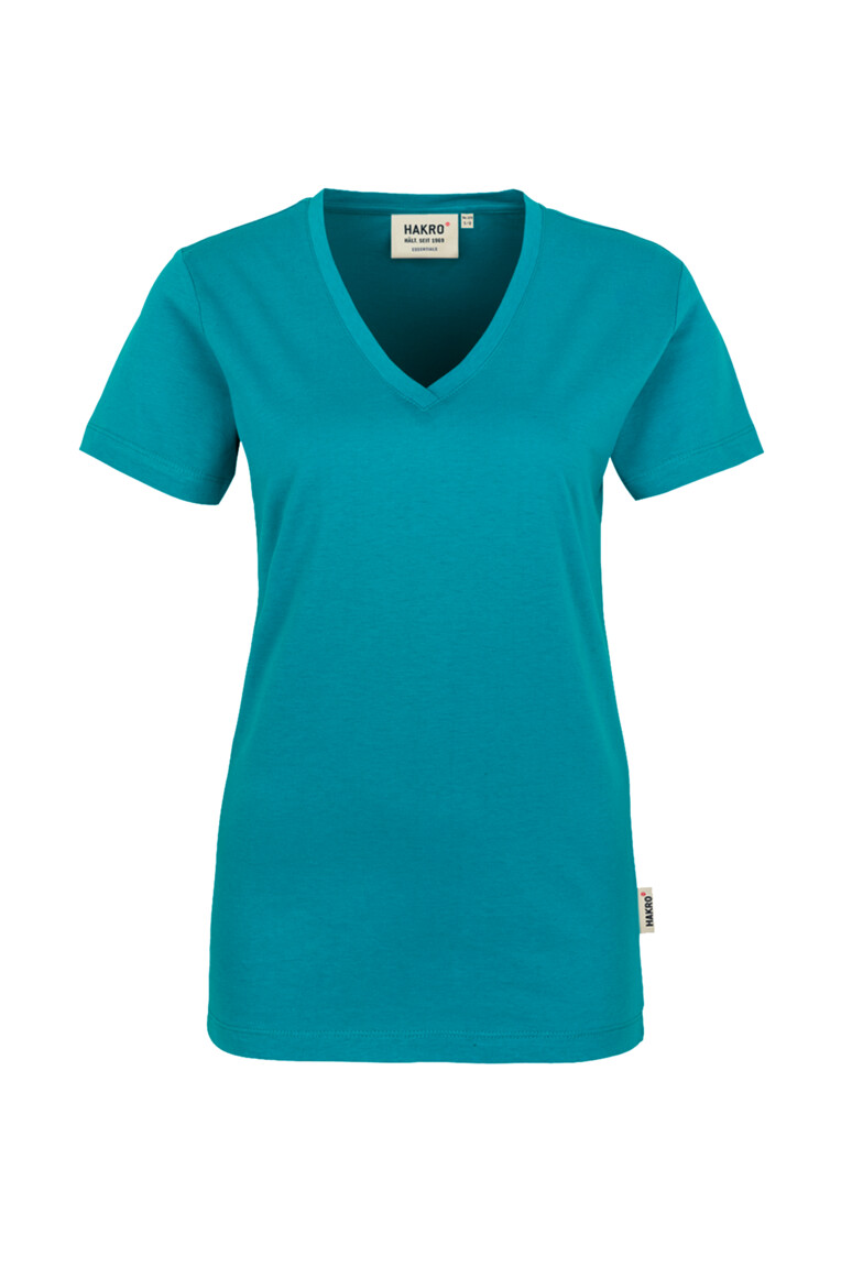 126 HAKRO Damen V-Shirt Classic