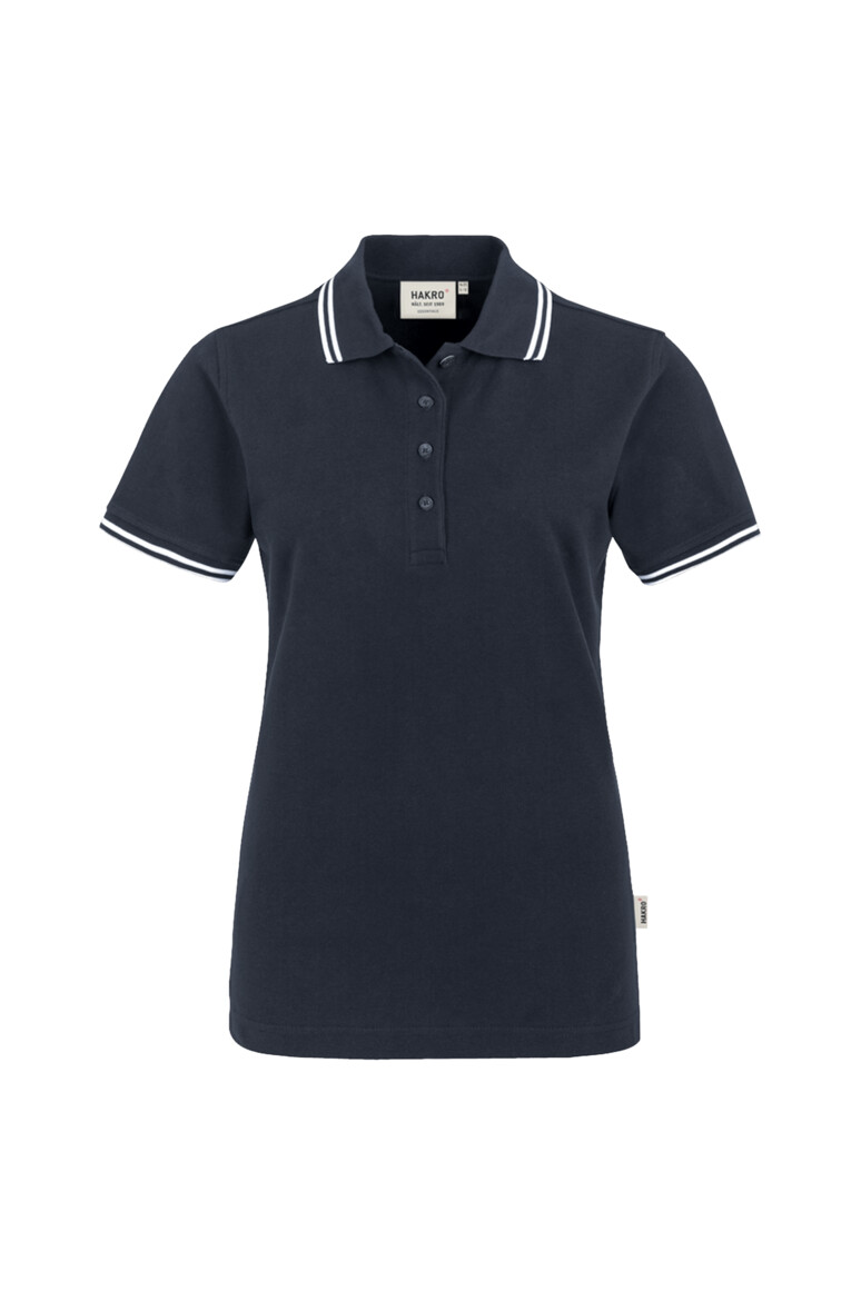 205 HAKRO Damen Poloshirt Twin-Stripe