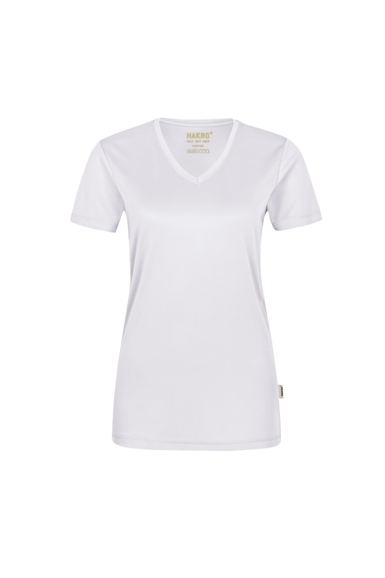 187 HAKRO Damen V-Shirt COOLMAX®