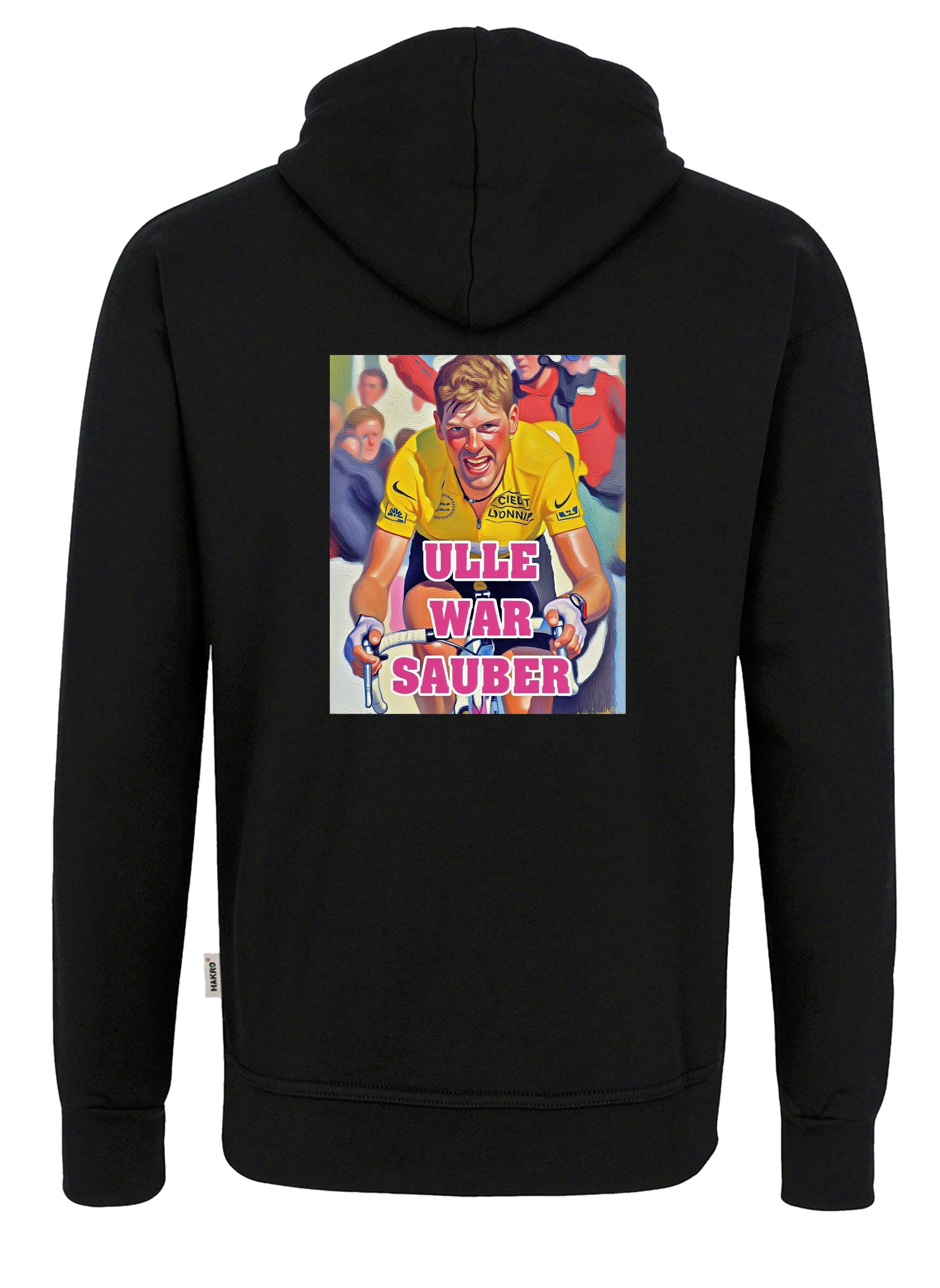 Hoodie "Ulle war sauber" Radsport Fan Geschenk Idee