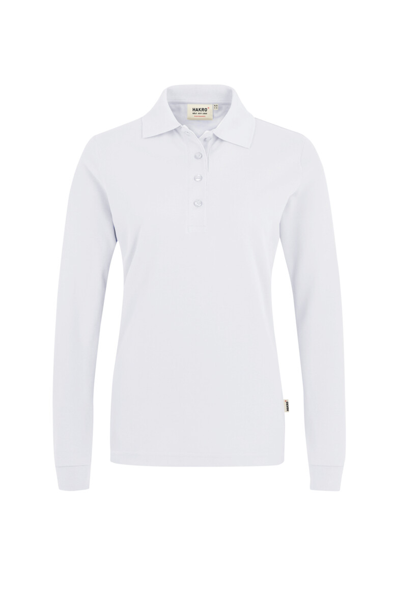215 HAKRO Damen Longsleeve-Poloshirt Mikralinar®