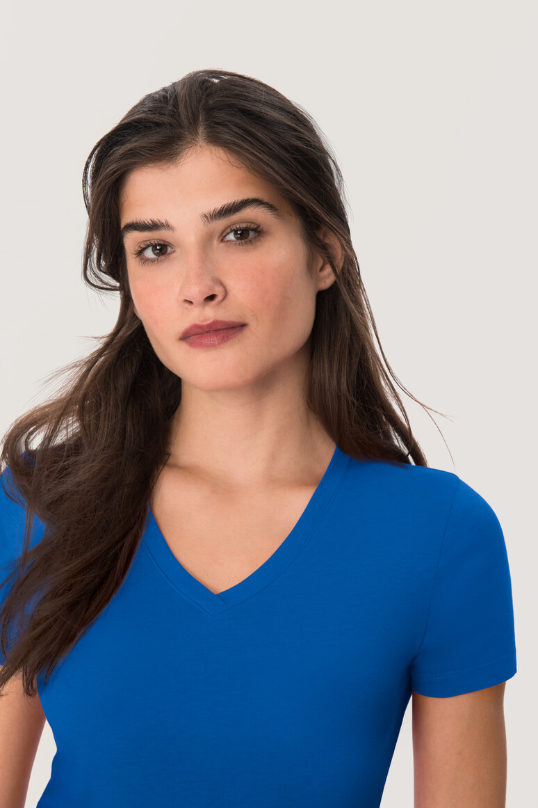 126 HAKRO Damen V-Shirt Classic