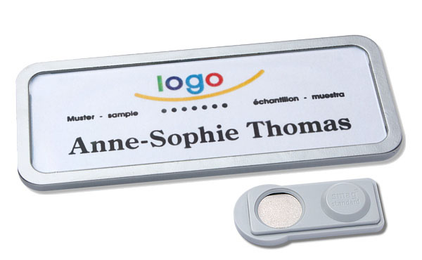 MODU-LINE 30 Namensschilder mit Magnetverschluss