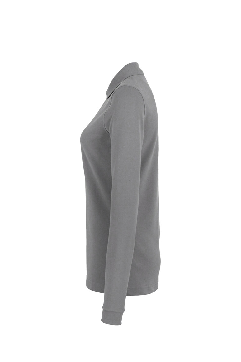 215 HAKRO Damen Longsleeve-Poloshirt Mikralinar®