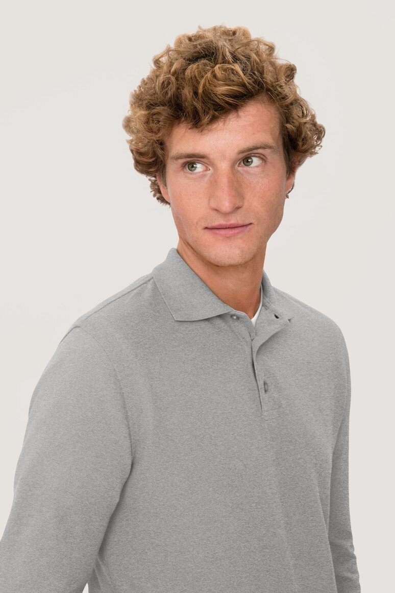 815 HAKRO Longsleeve-Poloshirt Mikralinar®