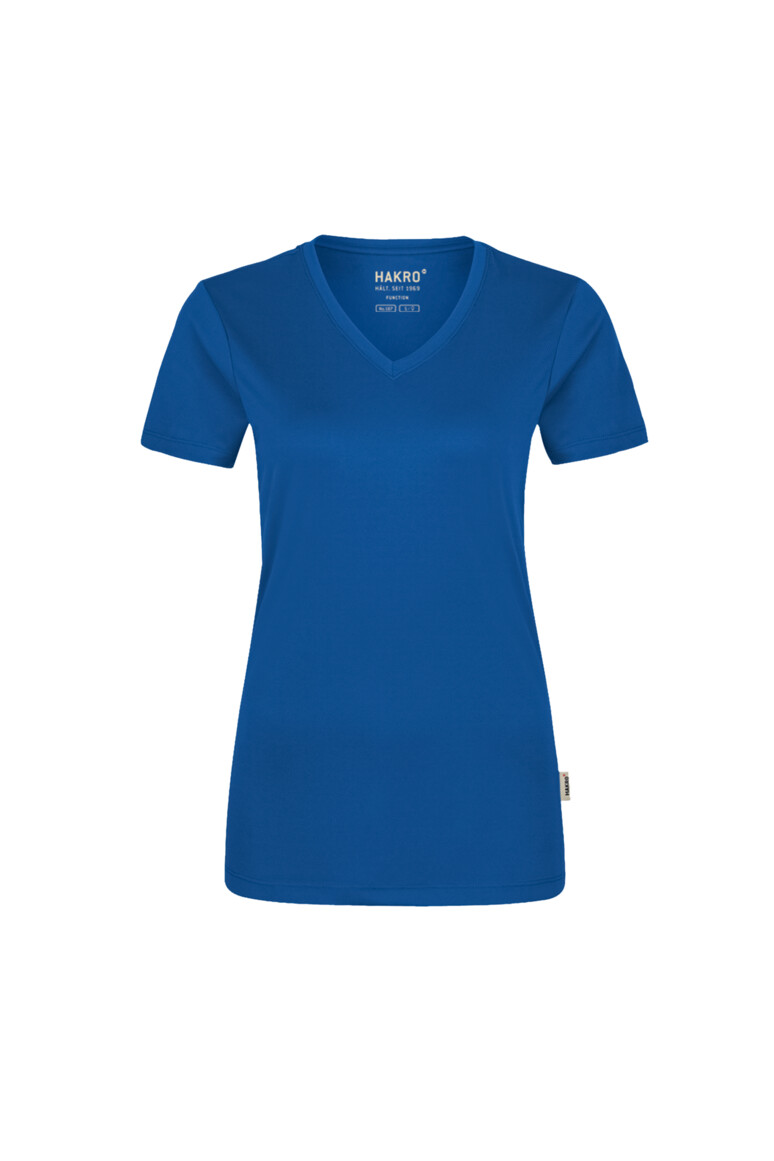 187 HAKRO Damen V-Shirt COOLMAX®