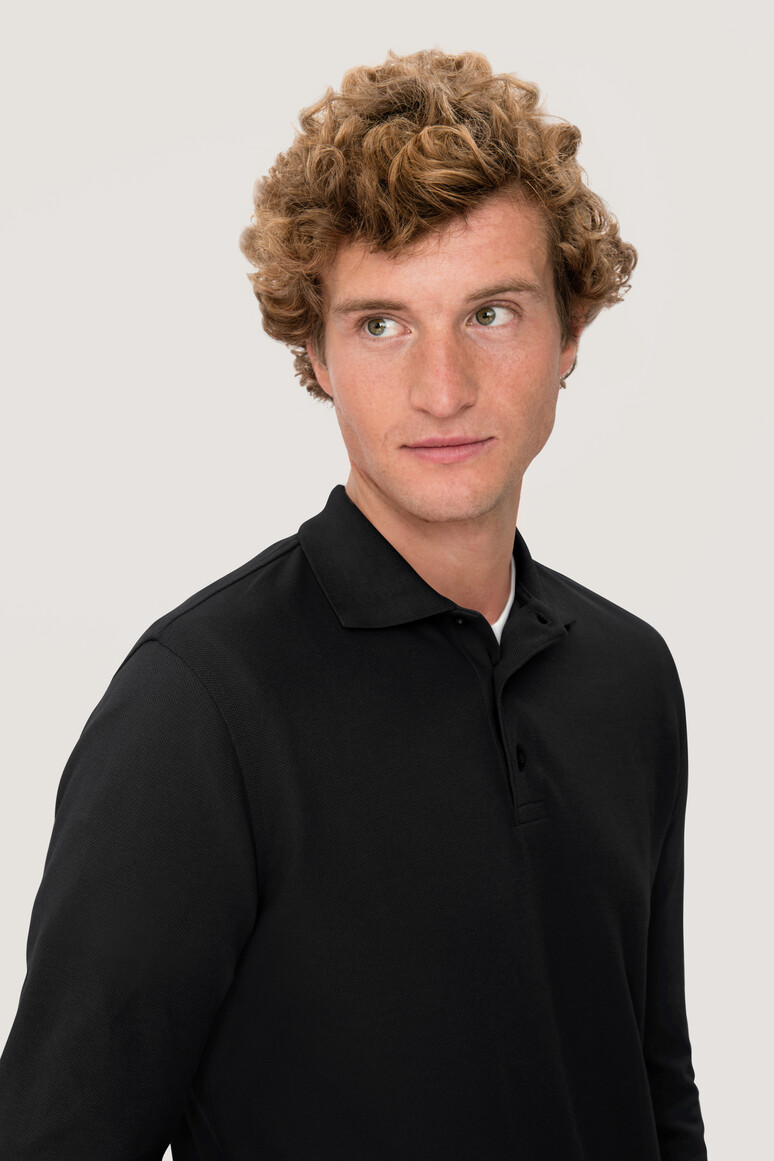 815 HAKRO Longsleeve-Poloshirt Mikralinar®