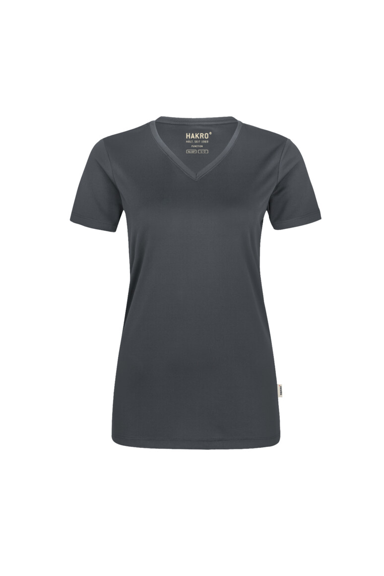 187 HAKRO Damen V-Shirt COOLMAX®