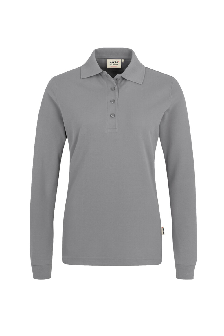 215 HAKRO Damen Longsleeve-Poloshirt Mikralinar®