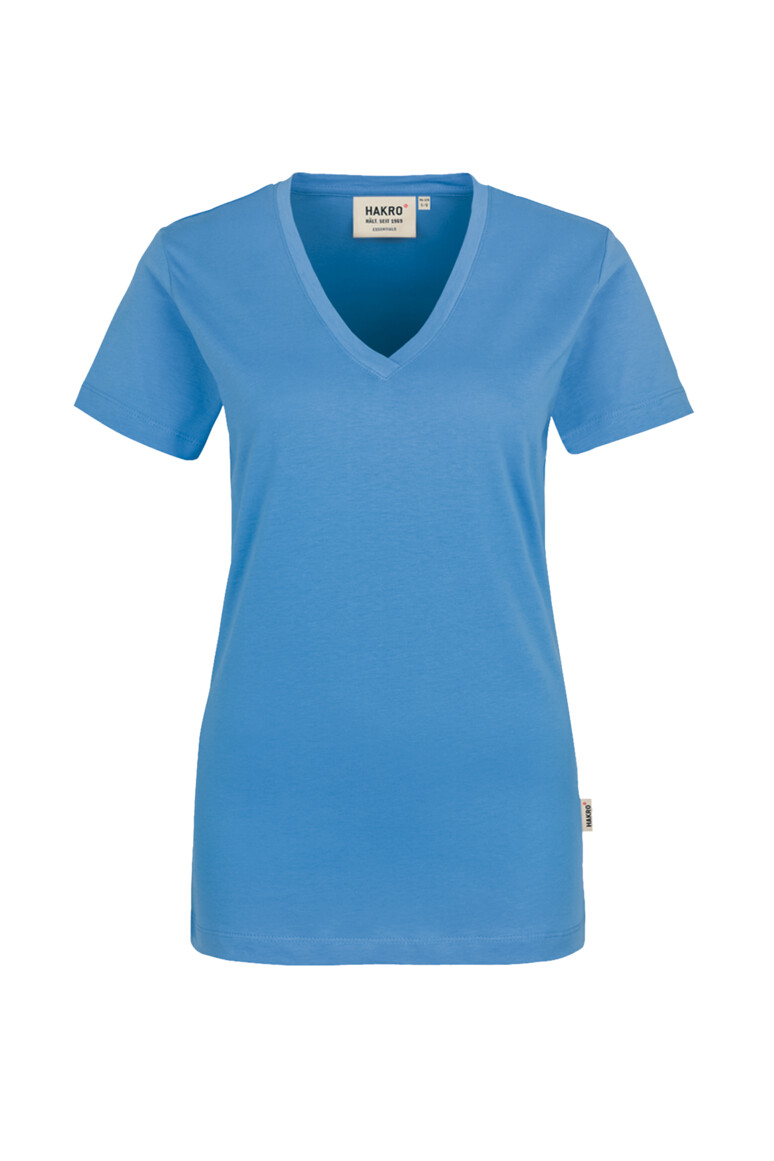 126 HAKRO Damen V-Shirt Classic