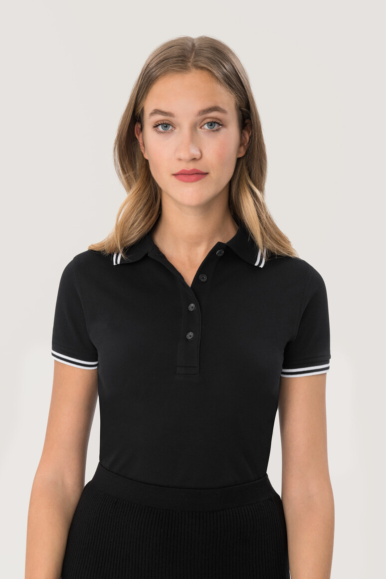 205 HAKRO Damen Poloshirt Twin-Stripe