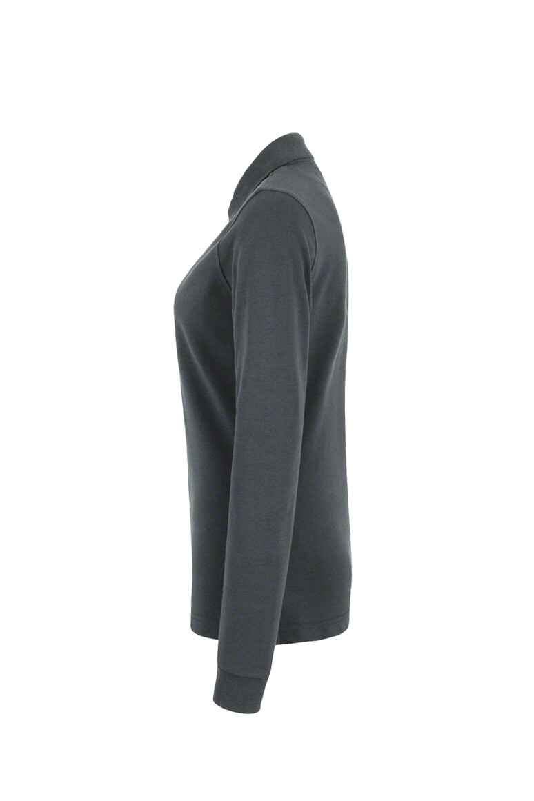 215 HAKRO Damen Longsleeve-Poloshirt Mikralinar®