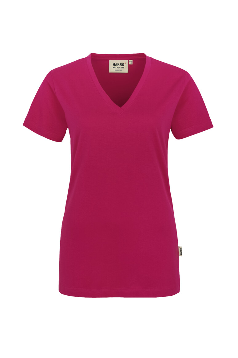 126 HAKRO Damen V-Shirt Classic