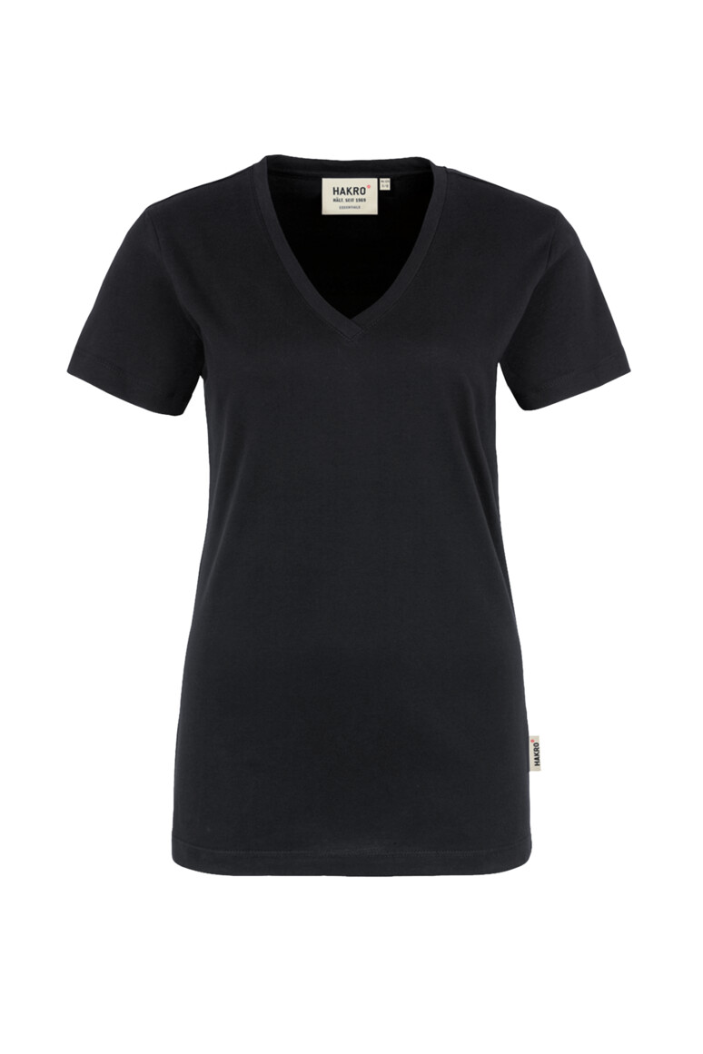 126 HAKRO Damen V-Shirt Classic