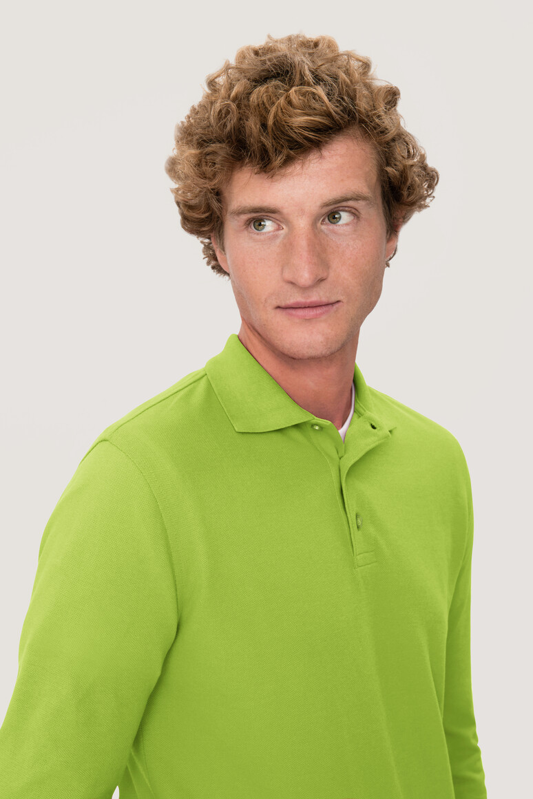 815 HAKRO Longsleeve-Poloshirt Mikralinar®