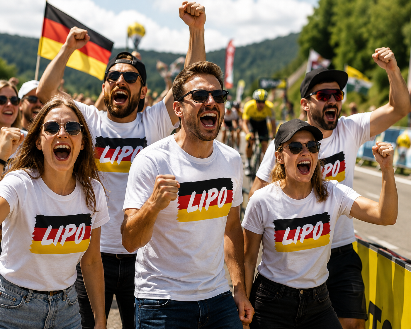 T-Shirt "LIPO" Fanshirt Fans Lipowitz Radsport