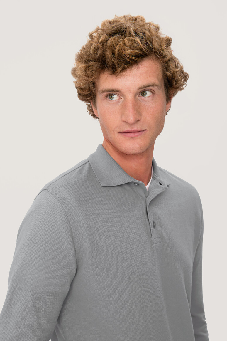 815 HAKRO Longsleeve-Poloshirt Mikralinar®