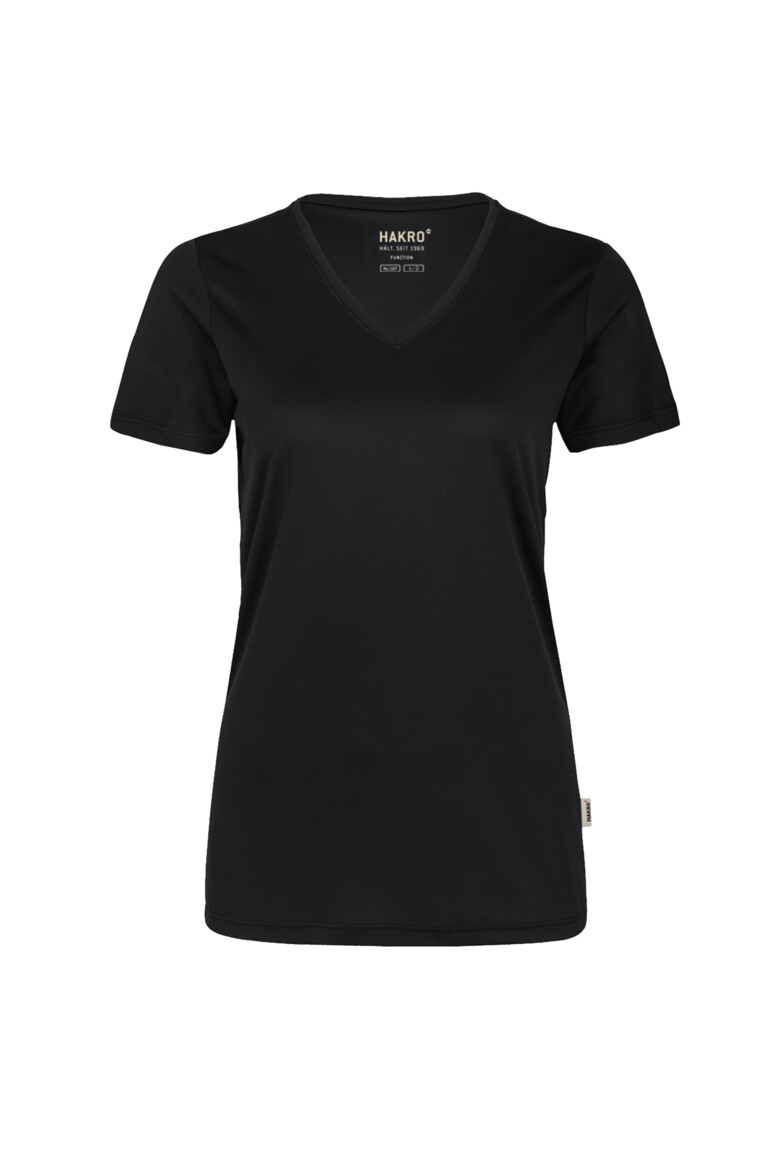 187 HAKRO Damen V-Shirt COOLMAX®